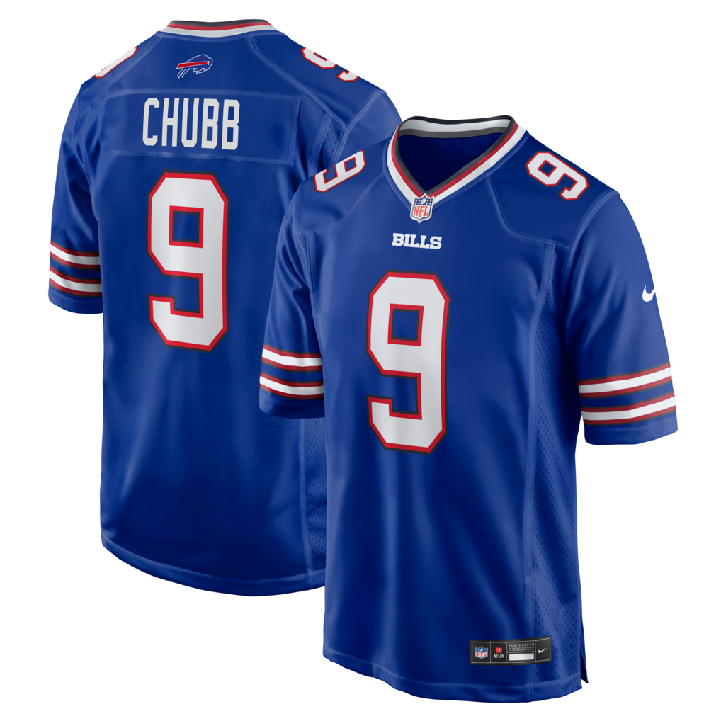 Men's Buffalo Bills Bradley Chubb Nike Royal Team Game Jersey