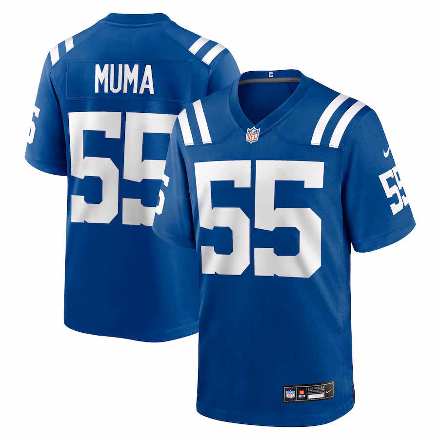 Men's Indianapolis Colts Chad Muma Nike Royal Team Game Jersey