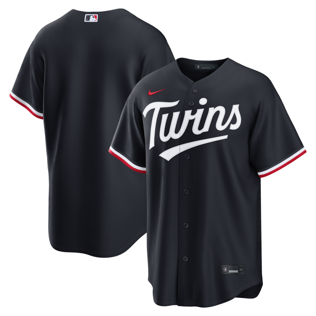 Men's Minnesota Twins  Nike Navy Alternate Replica Jersey