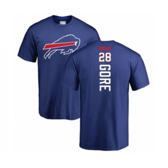 Football Buffalo Bills #28 Frank Gore Royal Blue Backer T-Shirt