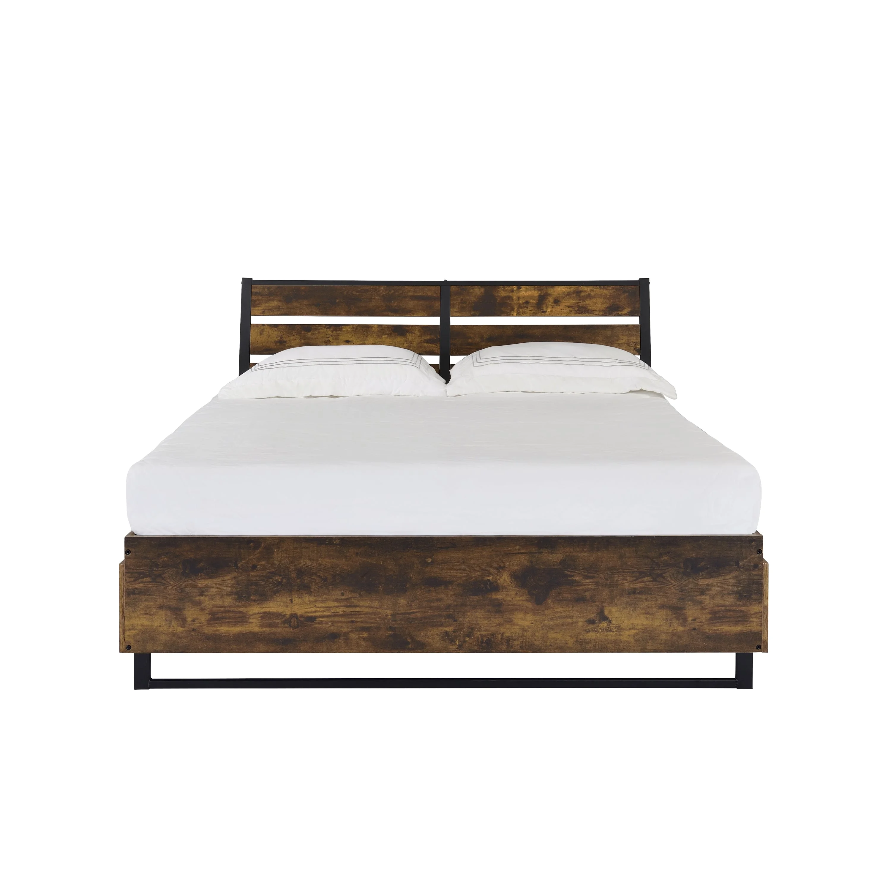 Juvanth Eastern King Bed w Storage  - Oak