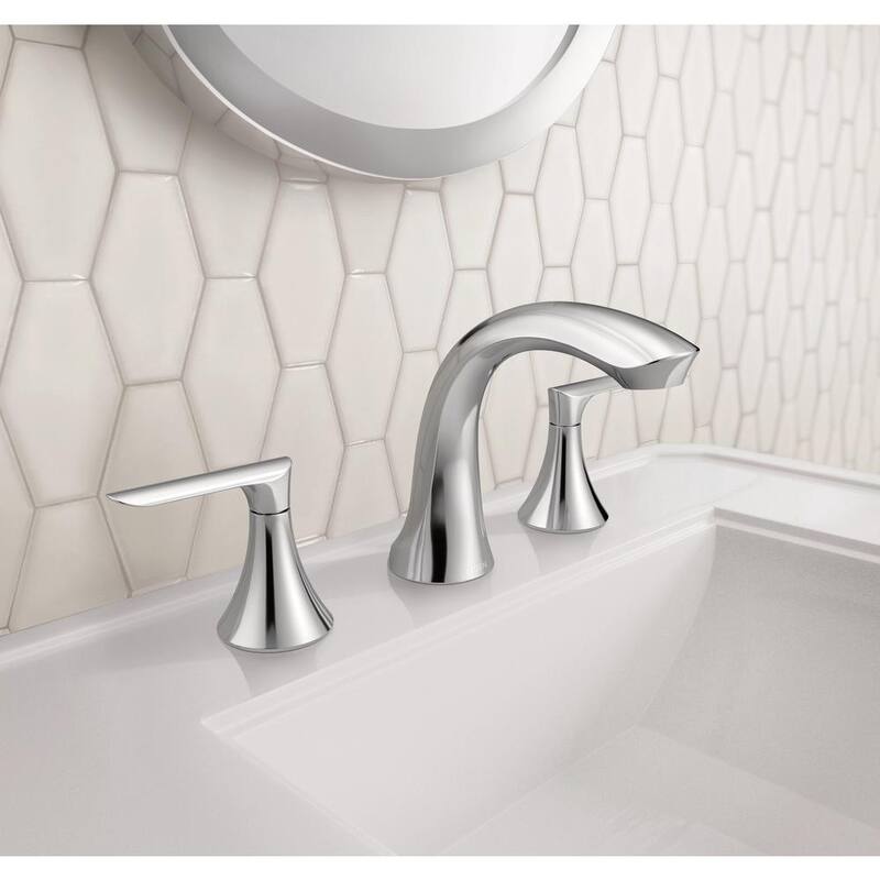 Findlay 8 in. Widespread 2-Handle Bathroom Faucet in Chrome