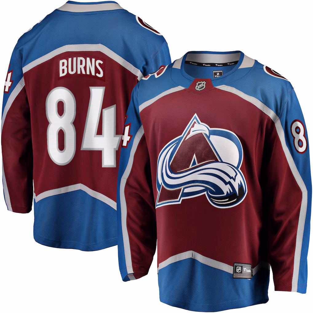 Men's Colorado Avalanche Brent Burns Fanatics Burgundy Home Breakaway Jersey
