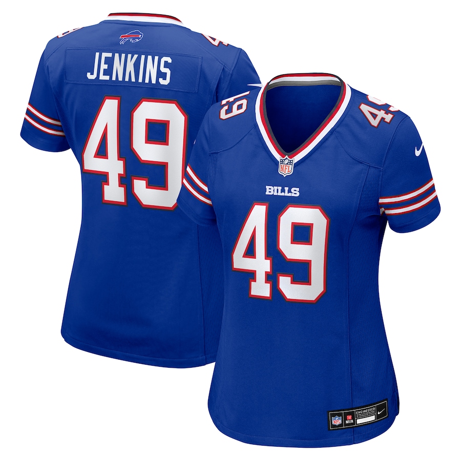 Women's Buffalo Bills Keonta Jenkins Nike Royal Team Game Jersey