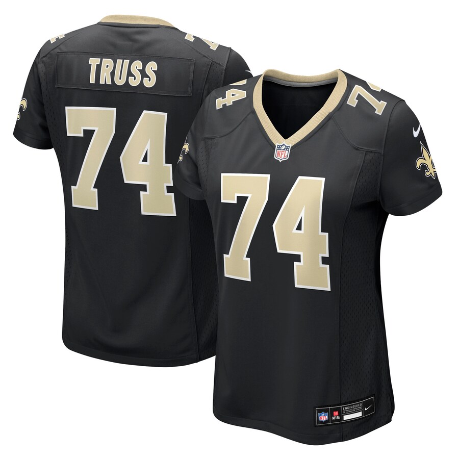 Women's New Orleans Saints Xavier Truss Nike Black Team Game Jersey