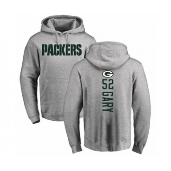 Football Green Bay Packers #52 Rashan Gary Ash Backer Hoodie