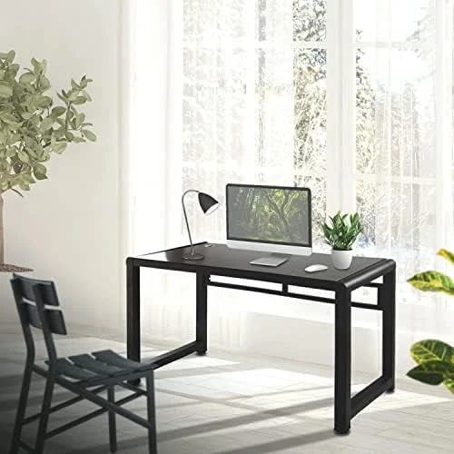 CKPFVY TY ARTS & CULTURE 55'' Z Shape Computer Desk Tempered Glass Table Modern Office Desk Gaming Desk Study Writing Desk Workstation for Home Office USB Accessory Attribute - Curated Treasures Market