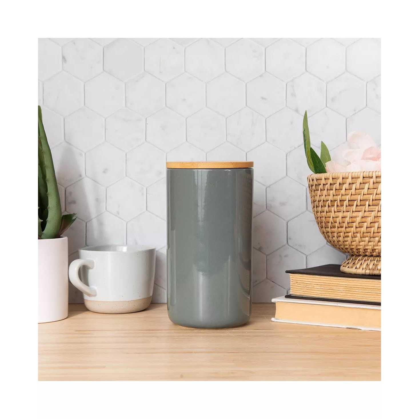 Waggo Simple Solid Dog Treat Jar