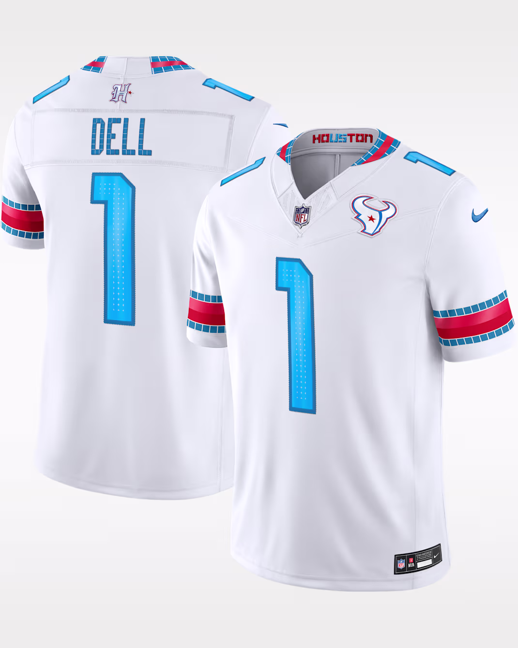 Men's Tank Dell Houston Texans Rivalries Collection Vapor F.U.S.E. Stitched Limited Jersey