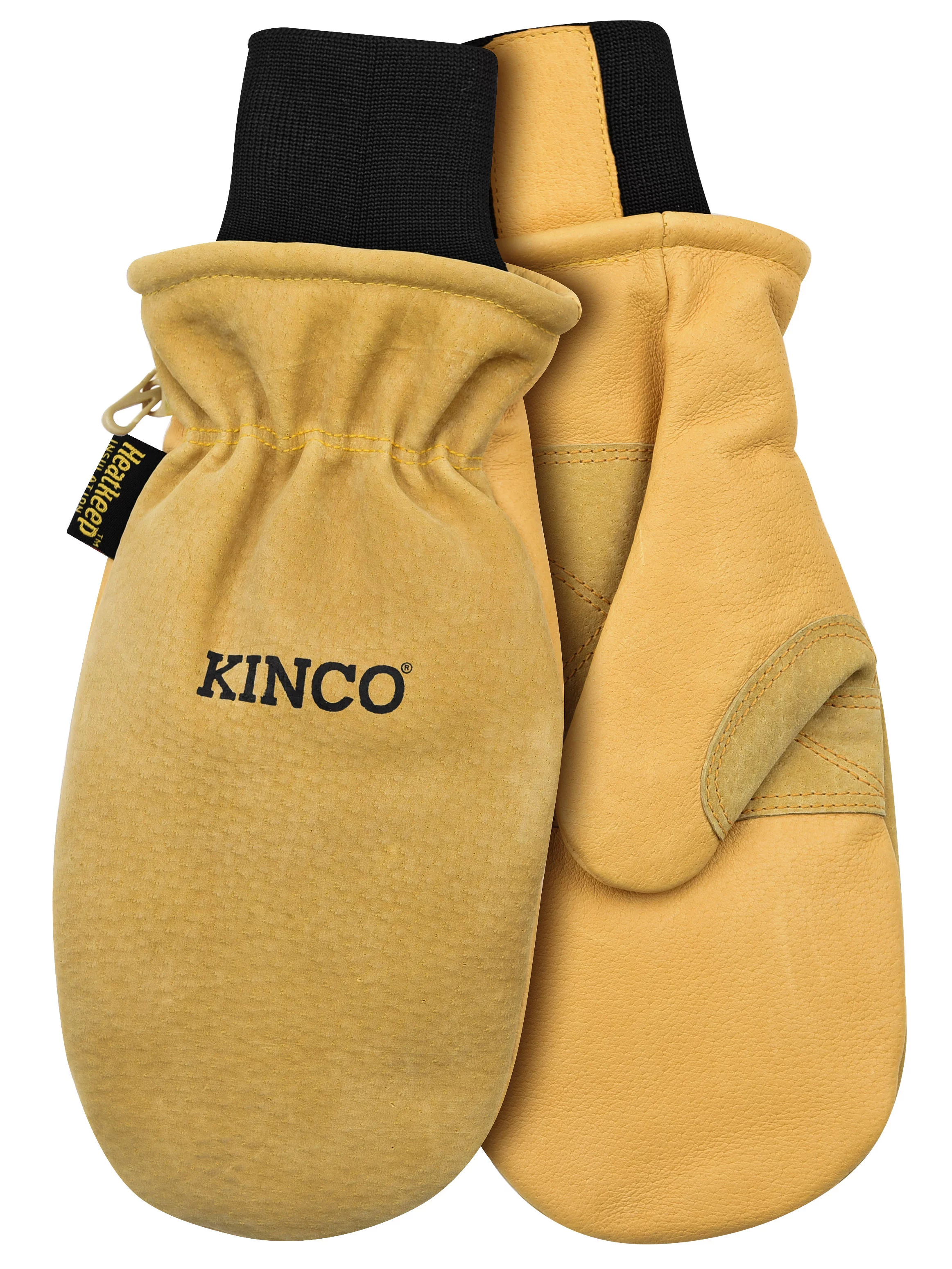 YF 1770670 Small Grain Pigskin Mitten Gloves with Heat keep Lining - Curated Treasures Market