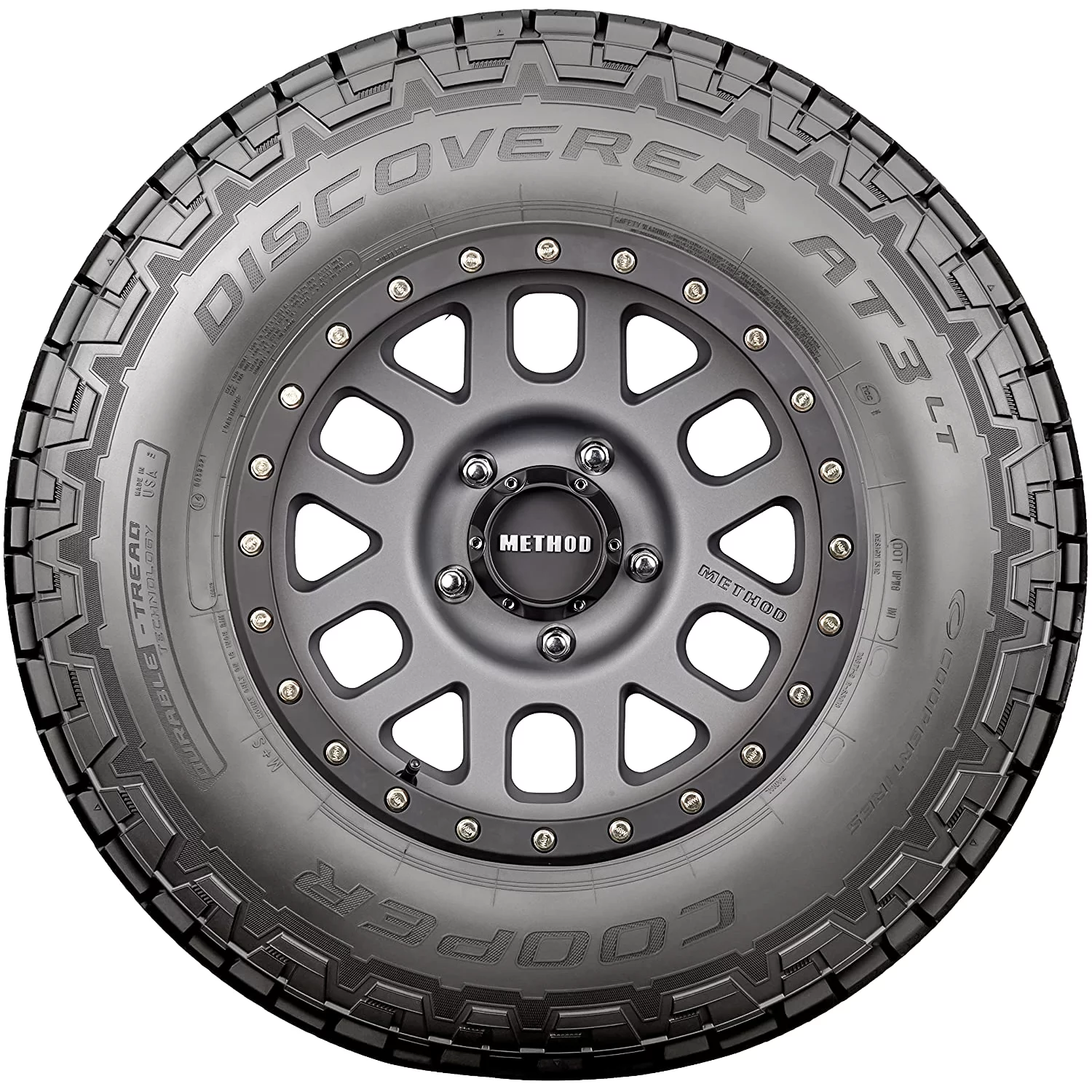 Set of 4 (FOUR) Cooper Discoverer AT3 LT 235/80R17 Load E (10 Ply) AT A/T All Terrain Tires Fits: 2011-18 Chevrolet Silverado 3500 HD LTZ. 2011-13 Ram 3500 Laramie Longhorn