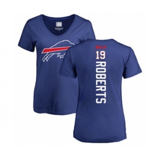 Football Women's Buffalo Bills #19 Andre Roberts Royal Blue Backer T-Shirt