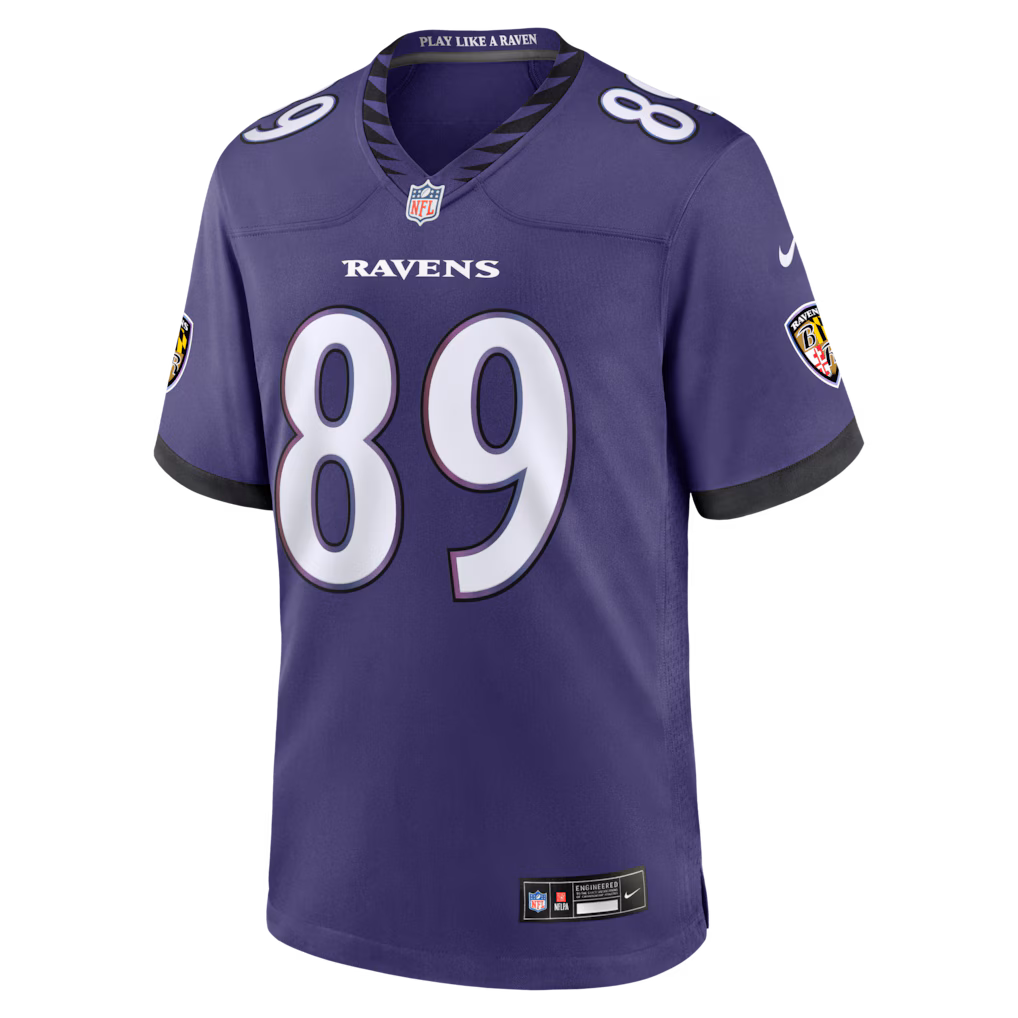 Men's Baltimore Ravens Mark Andrews Nike Purple Team Game Jersey