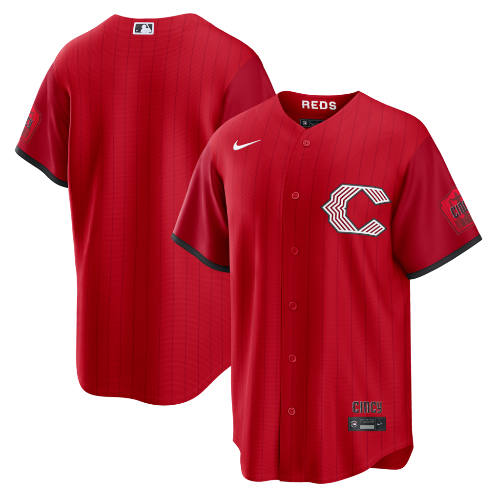 Men's Cincinnati Reds Nike Red 2026 City Connect Stadium Jersey