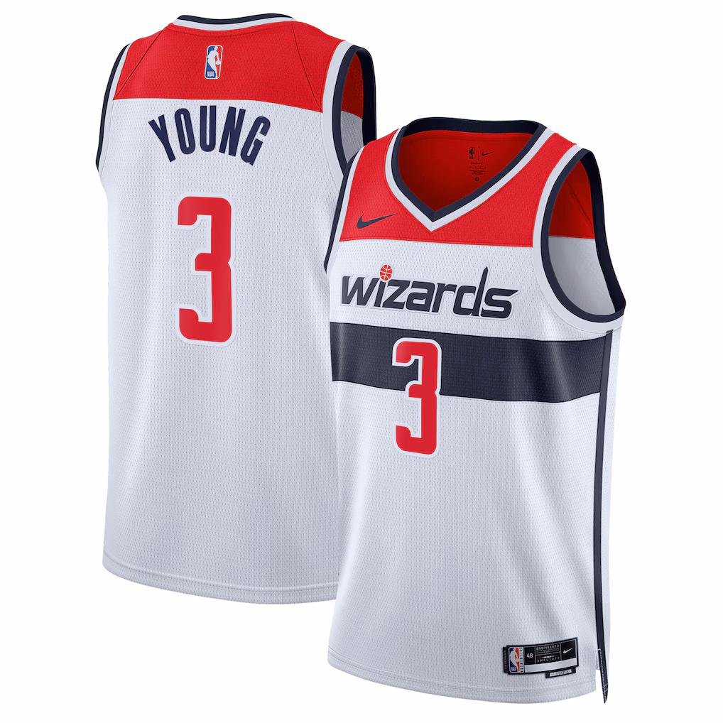 Unisex Washington Wizards Trae Young Nike White Swingman Jersey - Association Edition