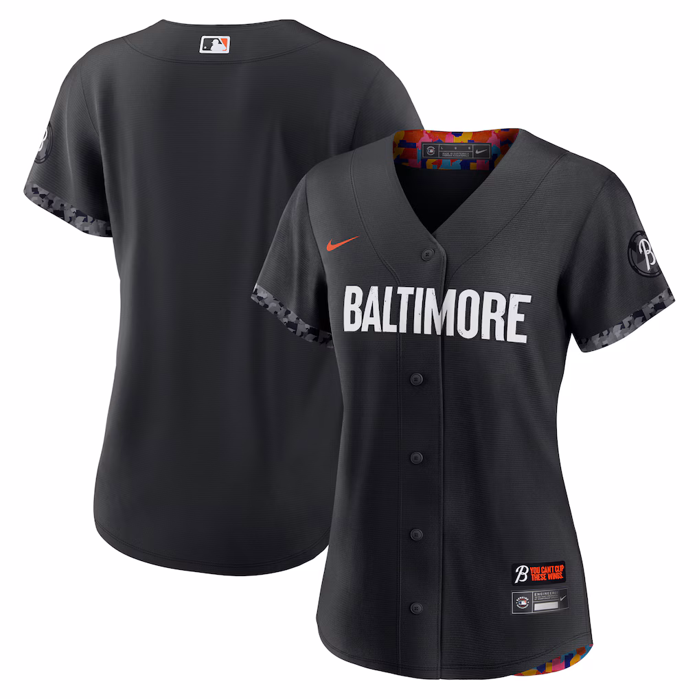 Women's Baltimore Orioles  Nike Black City Connect Replica Jersey