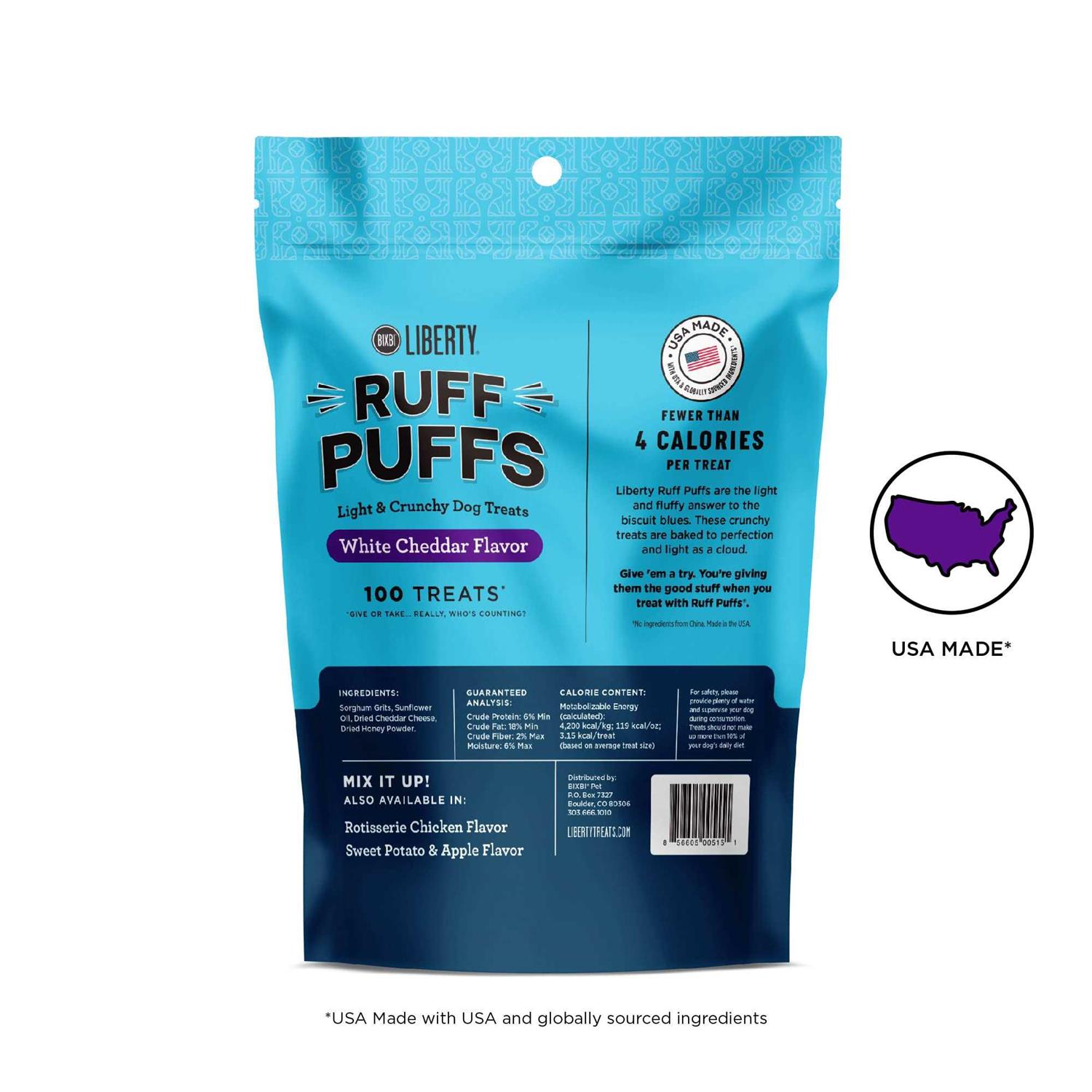 Liberty Ruff Puffs Flavor Dog Treats
