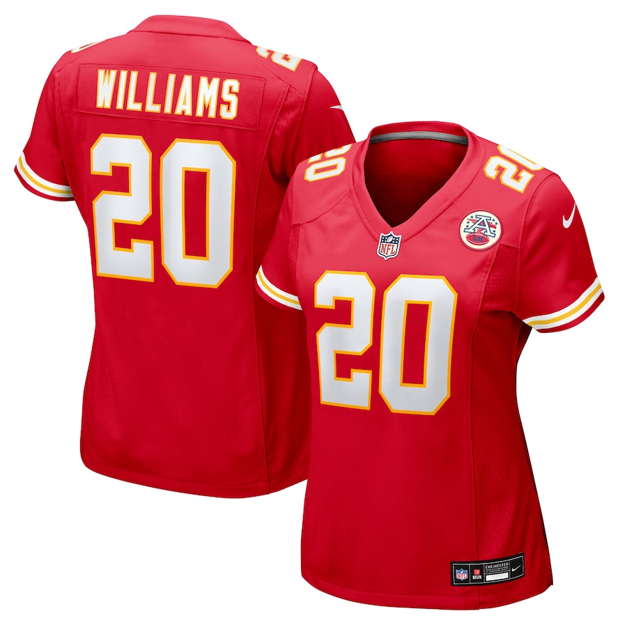 Women's Kansas City Chiefs Nohl Williams Nike Red Team Game Jersey