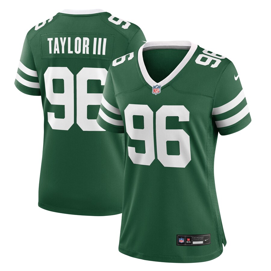 Women's New York Jets Leonard Taylor III Nike Legacy Green Game Jersey