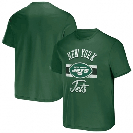 Men's New York Jets Green X Darius Rucker Collection Stripe T Shirt