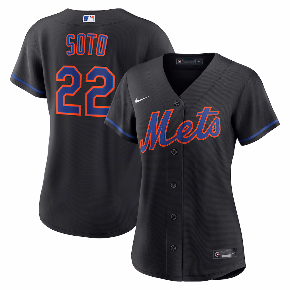 Women's New York Mets Juan Soto Nike Black Alternate Replica Jersey