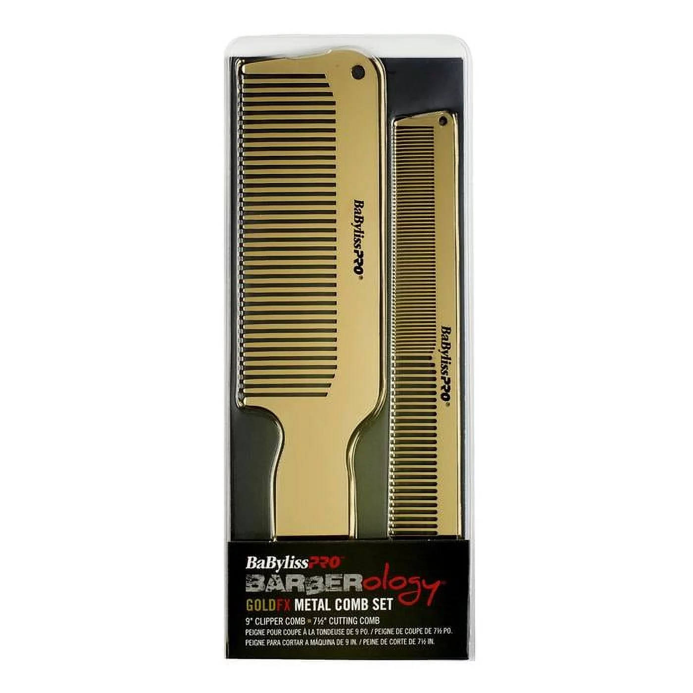 BaByliss PRO GoldFX Clipper FX870G and Metal Comb Set - Curated Treasures Market