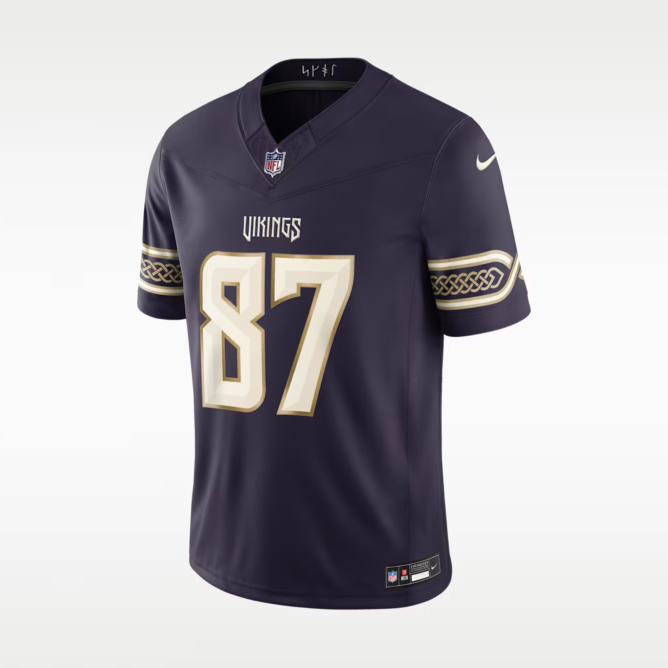 Men's T.J. Hockenson Minnesota Vikings Rivalries Collection Vapor F.U.S.E. Stitched Limited Jersey
