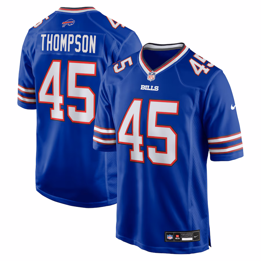 Men's Buffalo Bills Shaq Thompson Nike Royal Team Game Jersey
