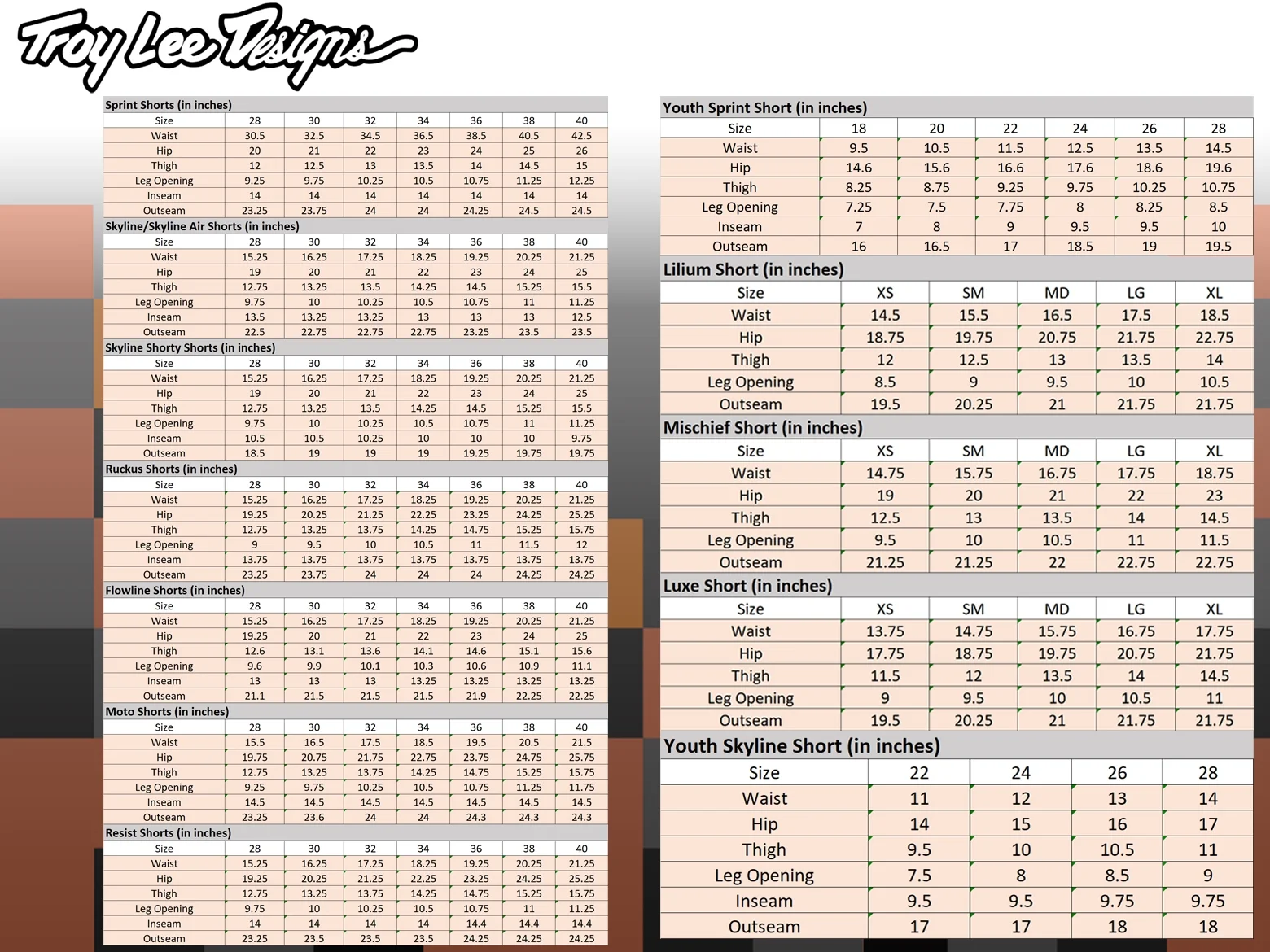 Troy Lee Designs Mischief Womens MTB Mountain Bike Shorts Shell Firecracker LG - Curated Treasures Market