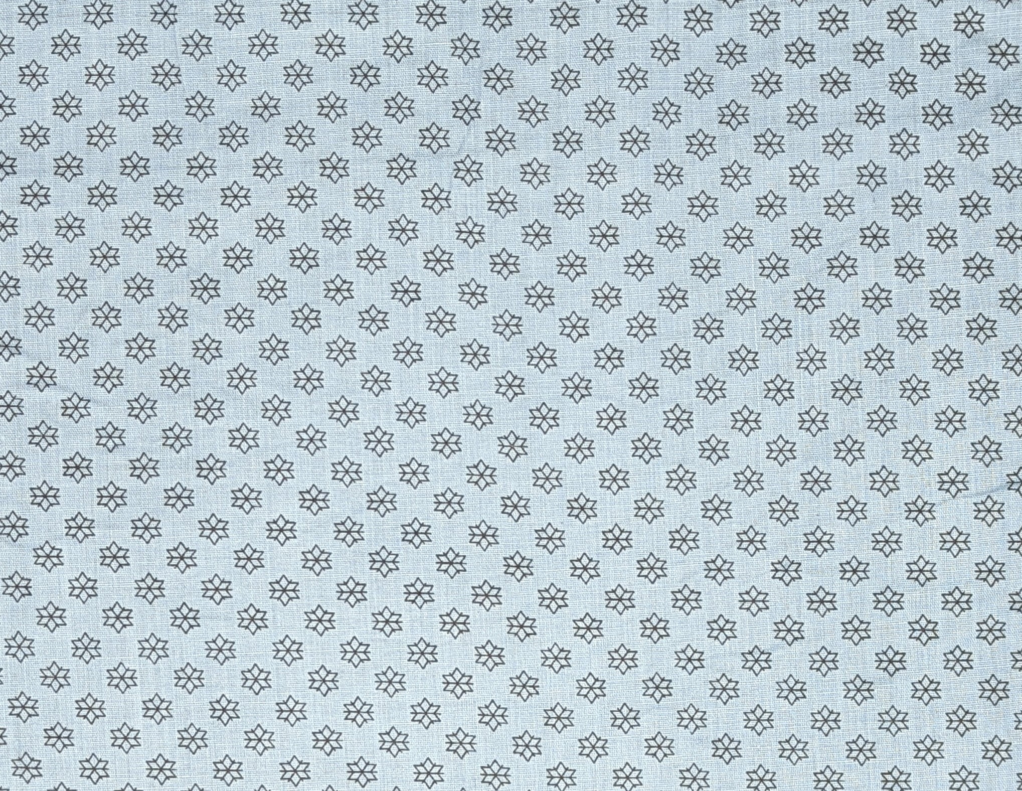 1 Patient Gown Blue w/ Snowflakes - One Size Fits Most - Back Tie Closures - 55/45 PolyCotton - Curated Treasures Market