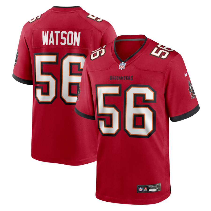 Men's Tampa Bay Buccaneers Desmond Watson Nike Red Team Game Jersey
