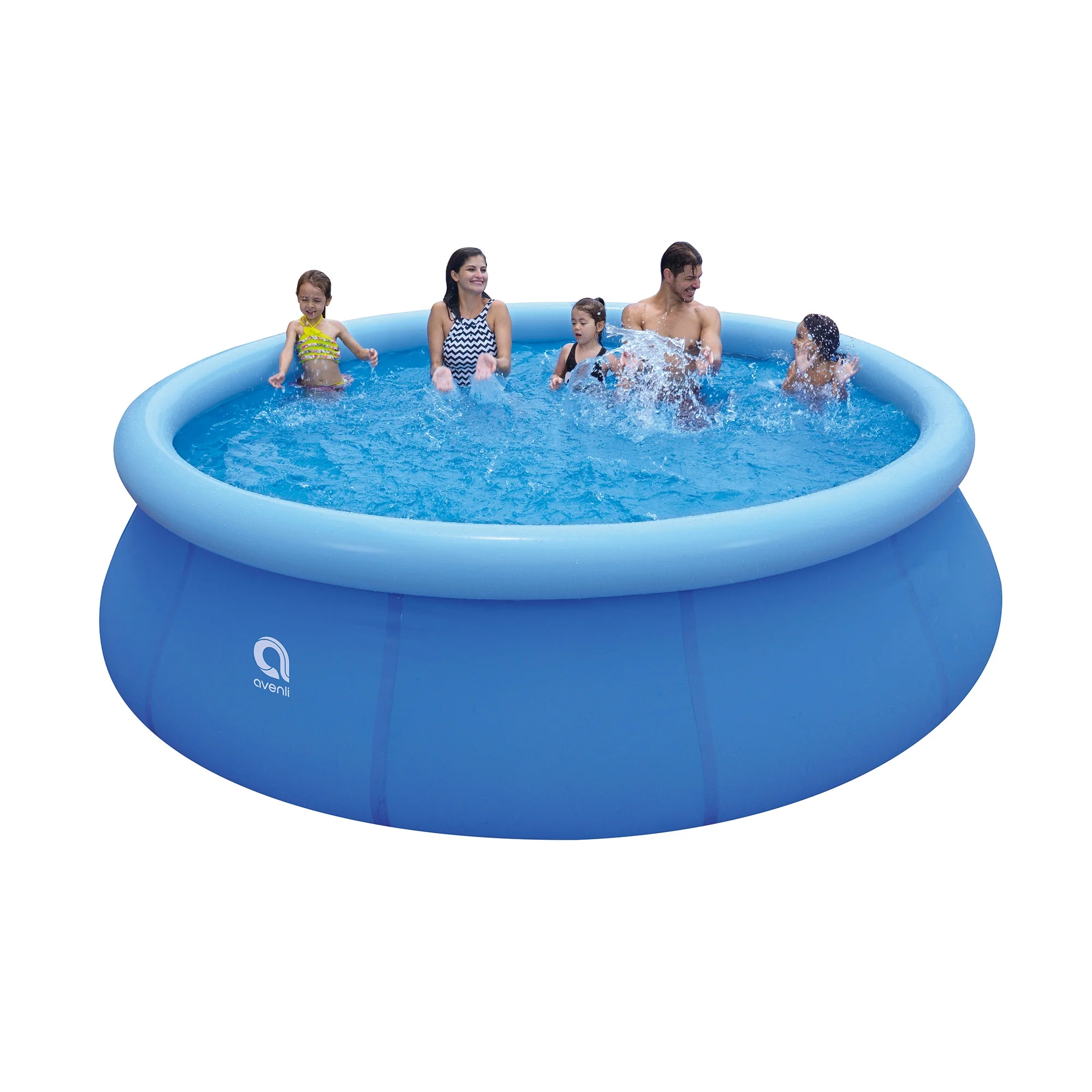 JLeisure Avenli 17808 12 Ft x 30 Prompt Set 2-3 Person Inflatable Outdoor Kids Swimming Pool