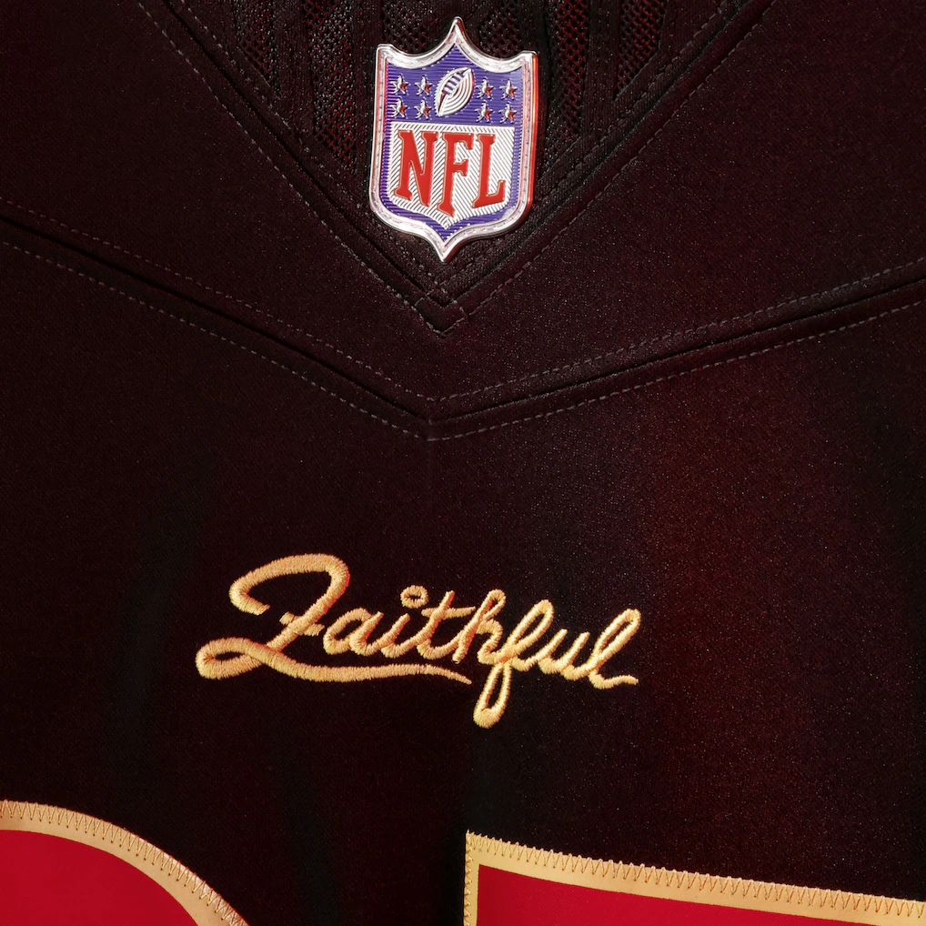 Men's Nike Fred Warner black San Francisco 49ers  Rivalries Collection Stitched Limited Jersey (Medal Version)