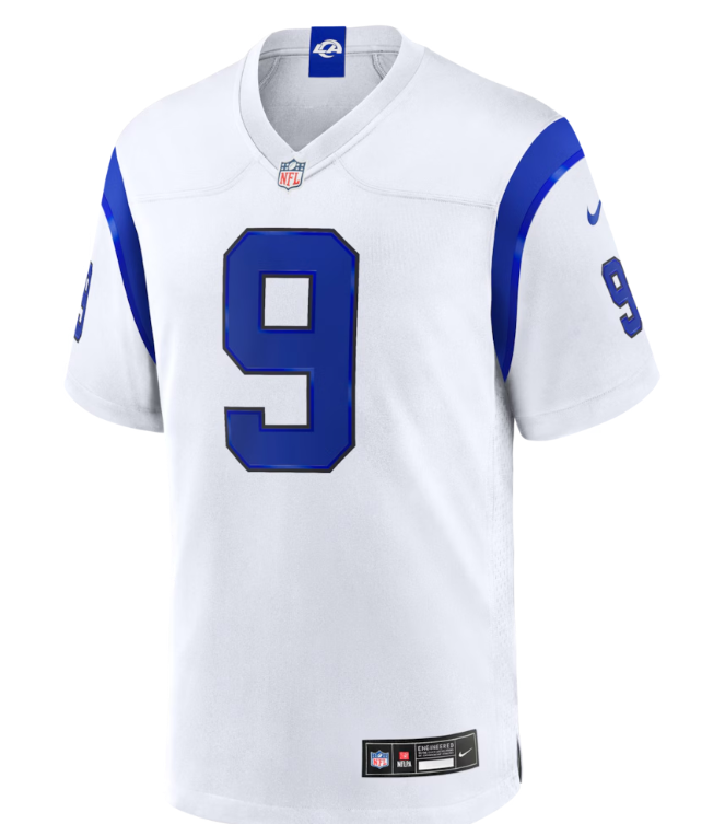 Men's Los Angeles Rams Matthew Stafford Nike Fearsome WhiteJersey