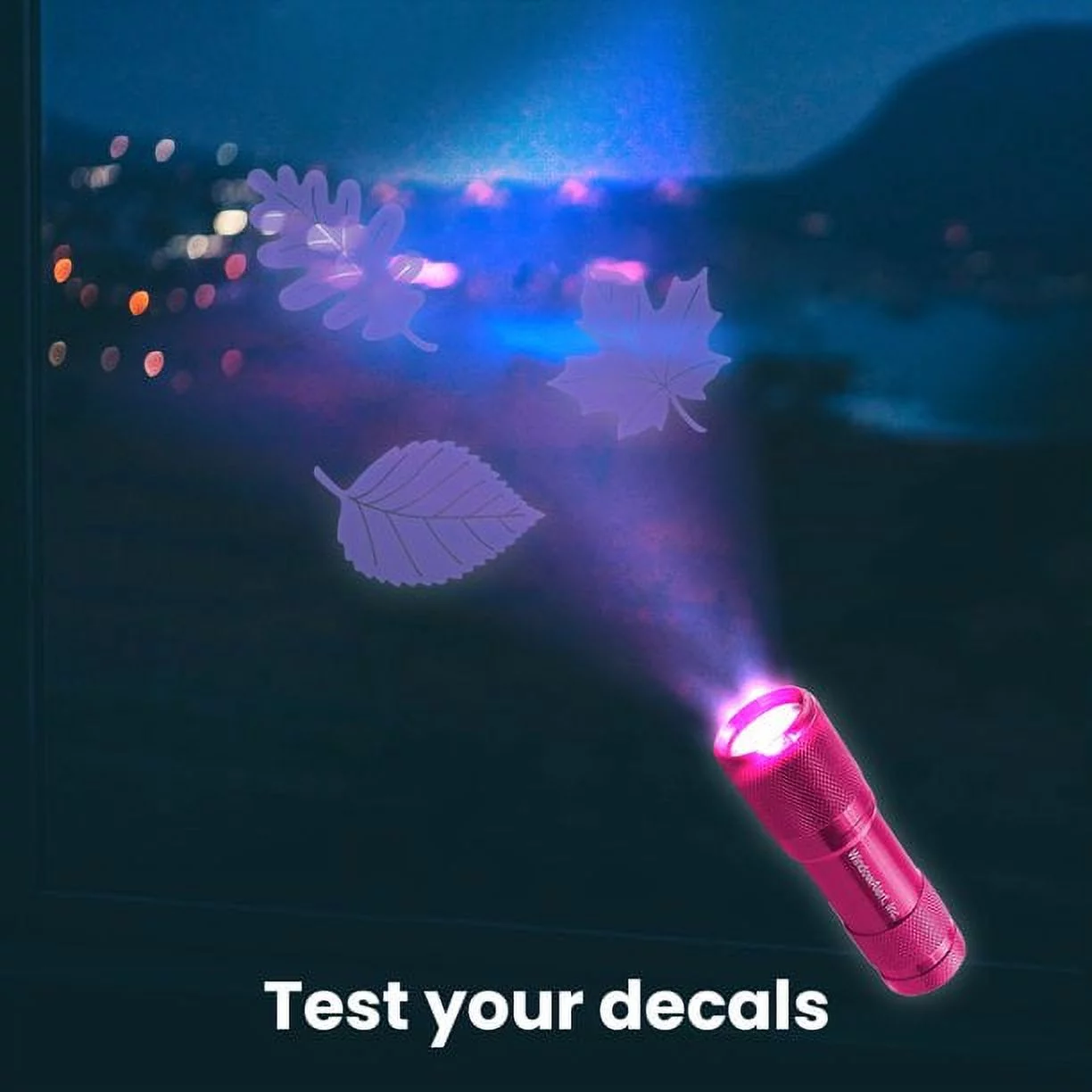 WindowAlert Aspen Leaf Anti-Collision Decal - UV-Reflective Window Decal to Protect Wild Birds from Glass Collisions - Made in The USA - Curated Treasures Market