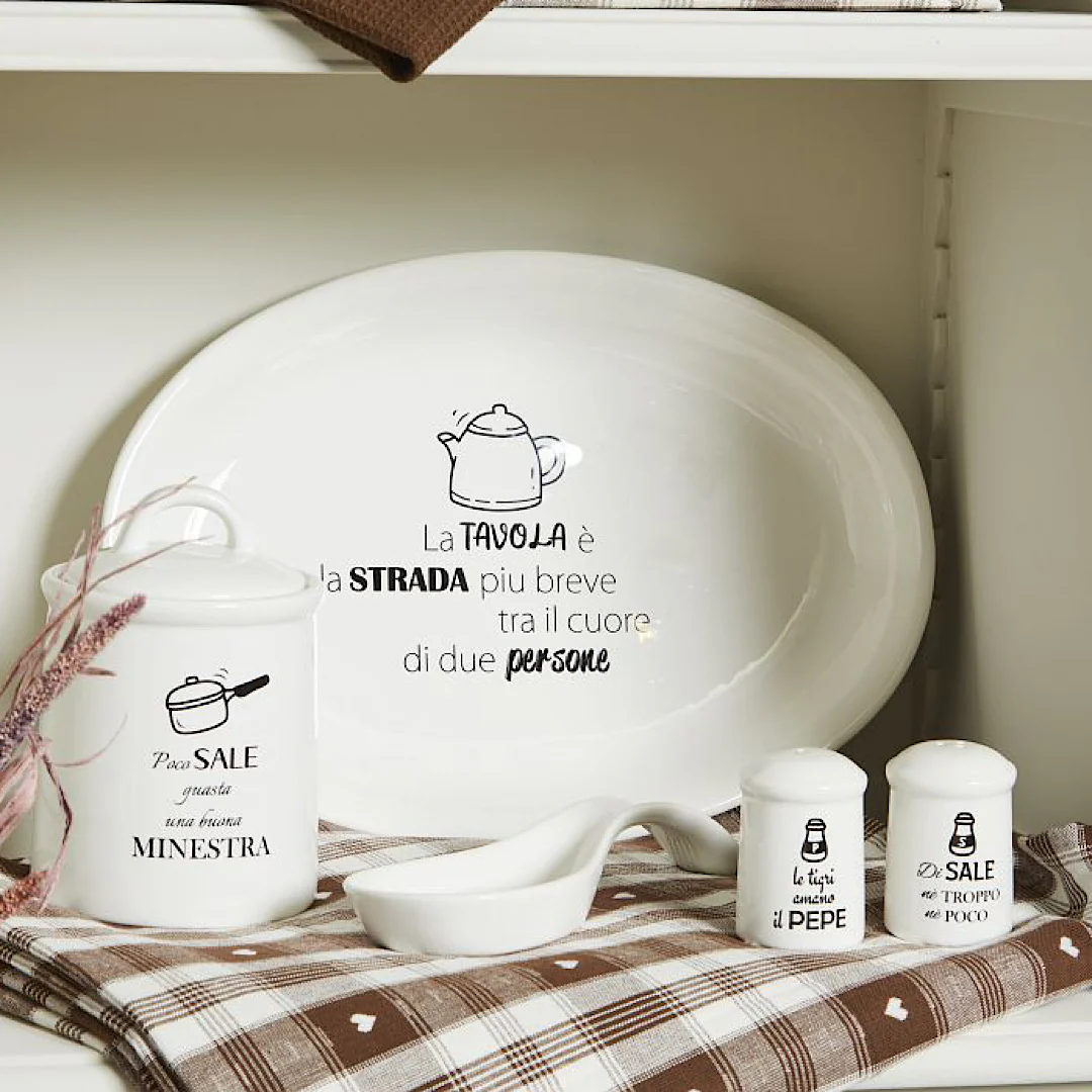 Ceramica Kitchen Cool Salt And Pepper Set of 2