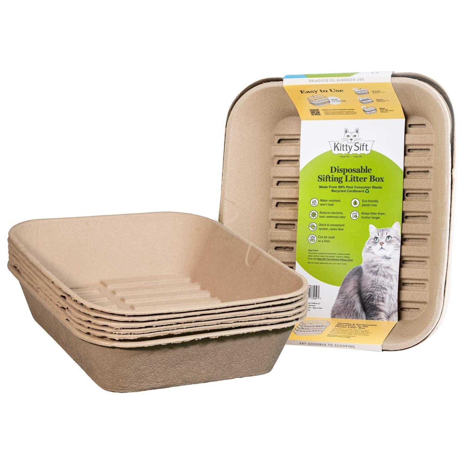 Kitty Sift Disposable Sifting Litter Box