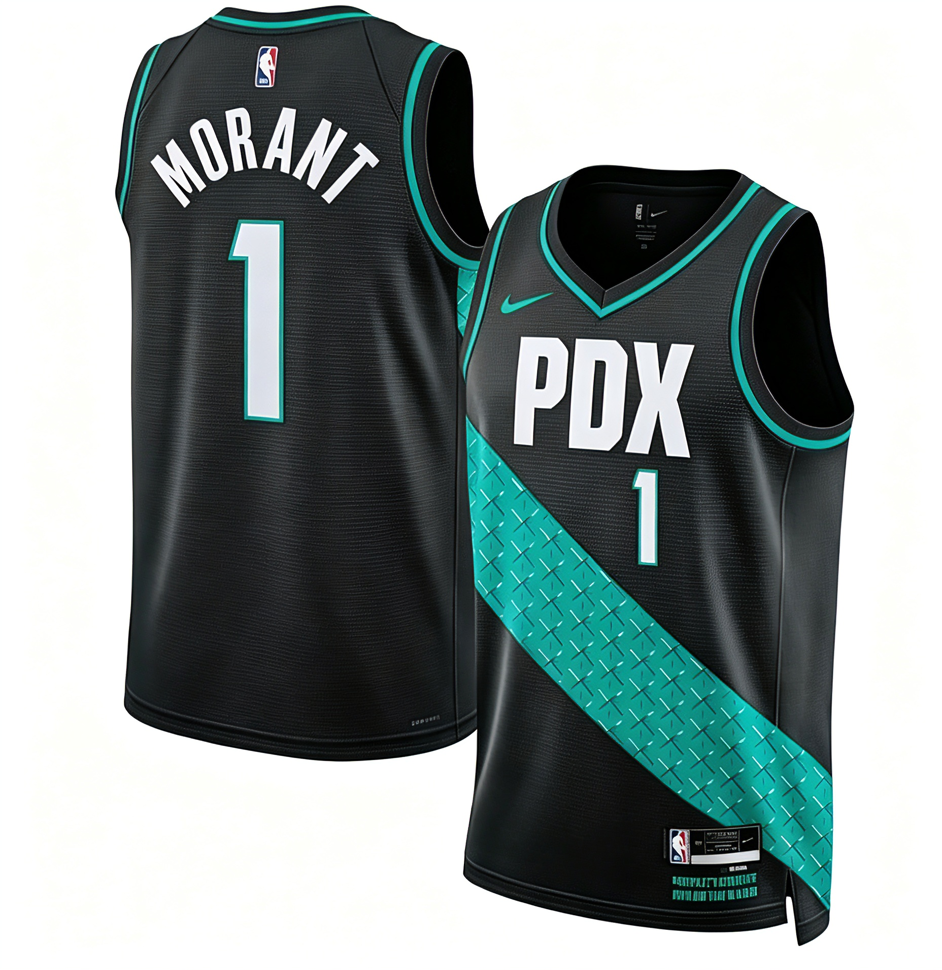 Men's Portland Trail Blazers Ja Morant Nike City Swingman Player Jersey - Association Edition