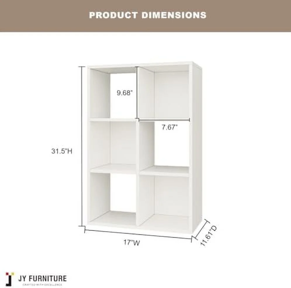 TQJKLFDY JY  12-Cube Bookcase Organizer  Large  Bookshelf for Toys  Books  Decor for Home Office  Bedroom  Living Room  White  50.51" H - Curated Treasures Market