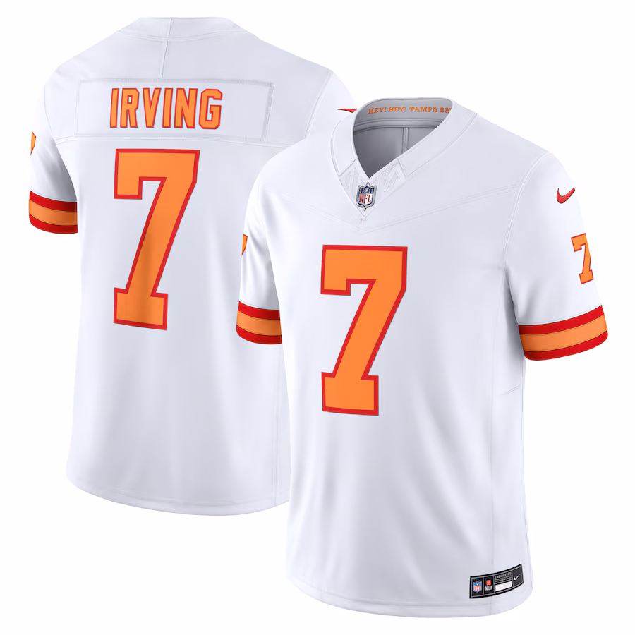 Men's '76 Tampa Bay Buccaneers Bucky Irving Nike White Vapor F.U.S.E. Player Limited Jersey
