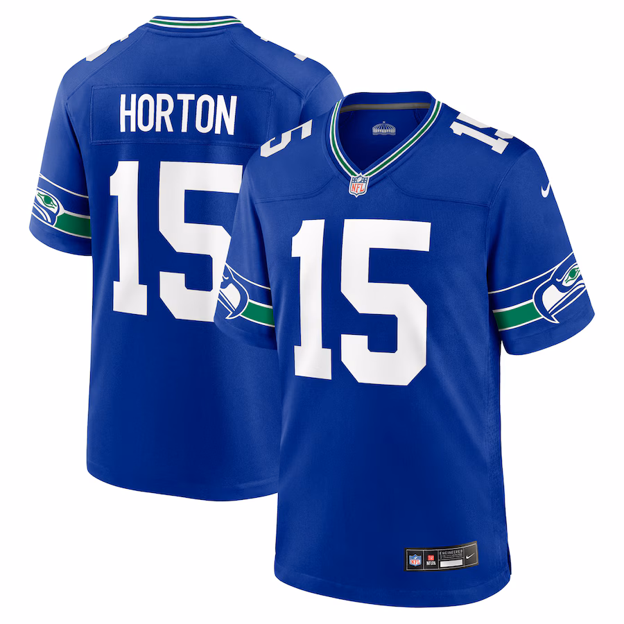Men's Seattle Seahawks Tory Horton Nike Royal Alternate 2 Game Jersey
