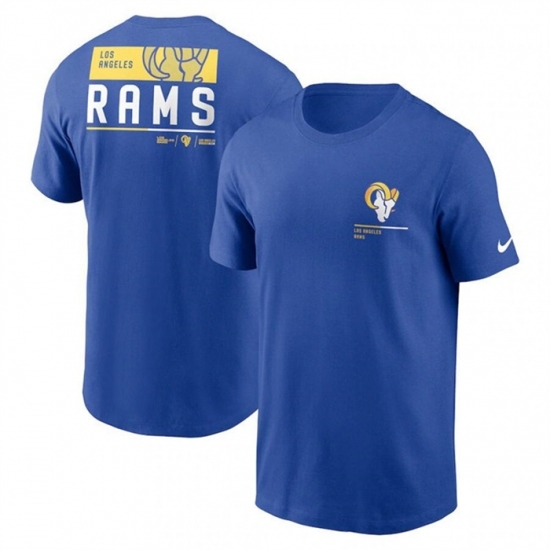 Men's Los Angeles Rams Blue Team Incline T Shirt