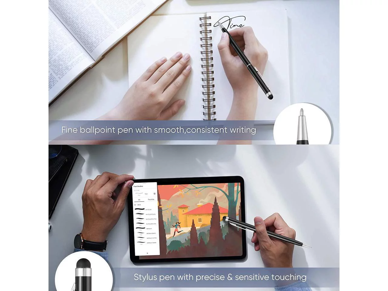 Case for New iPad 10th Generation 10.9 Inch 2022 with Pencil Holder / Universal Stylus Pen, Slim Protective Smart Stand Cover with Auto Wake/Sleep - Curated Treasures Market