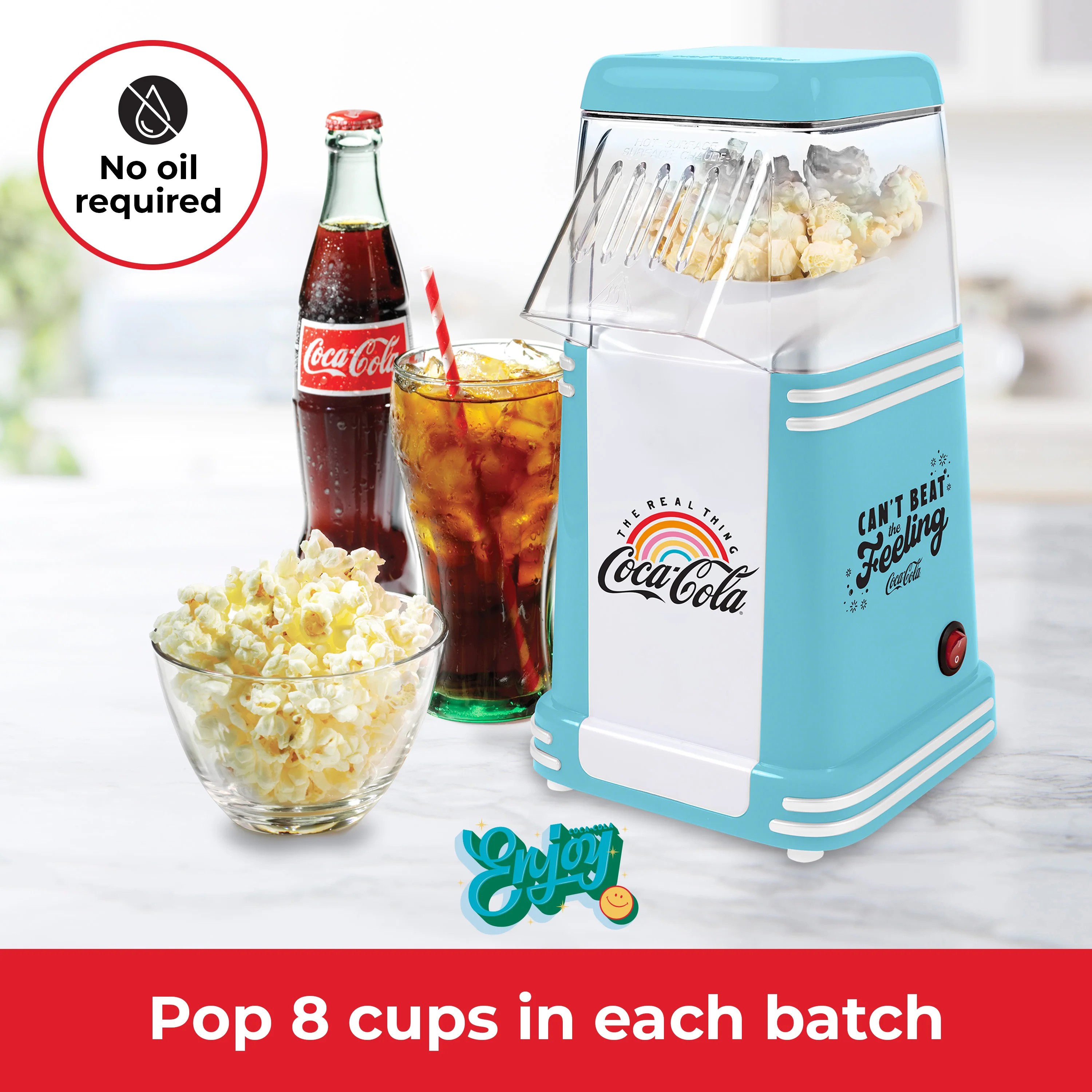 Coca-Cola Peace & Harmony Hot Air Popcorn Maker