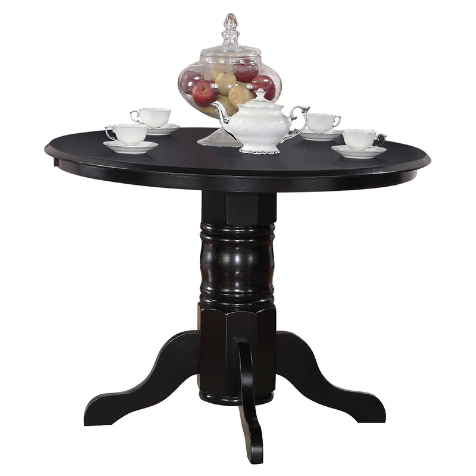 Shelton 42 Inch Round Pedestal Dining Table - Curated Treasures Market