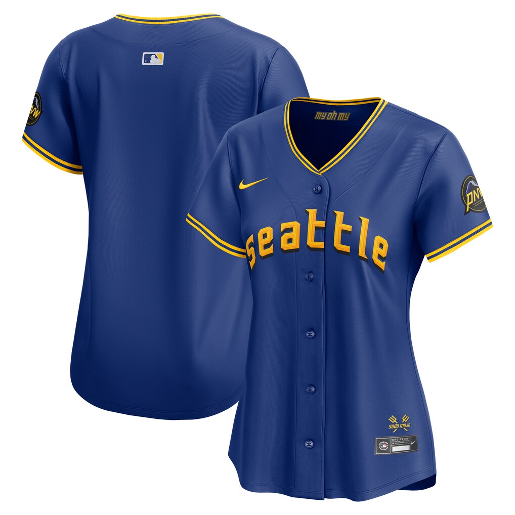 Women's Seattle Mariners Nike Royal City Connect Limited Jersey