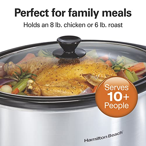 Hamilton Beach 8 Quart Programmable Slow Cooker with Three Temperature Settings