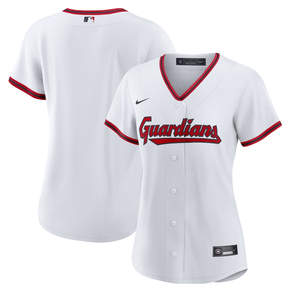 Women's Cleveland Guardians  Nike White Home Replica 2.0 Jersey
