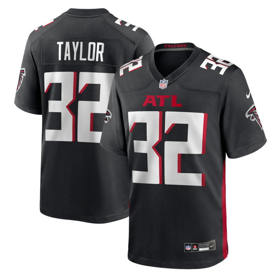 Men's Atlanta Falcons Keith Taylor Nike Black Team Game Jersey