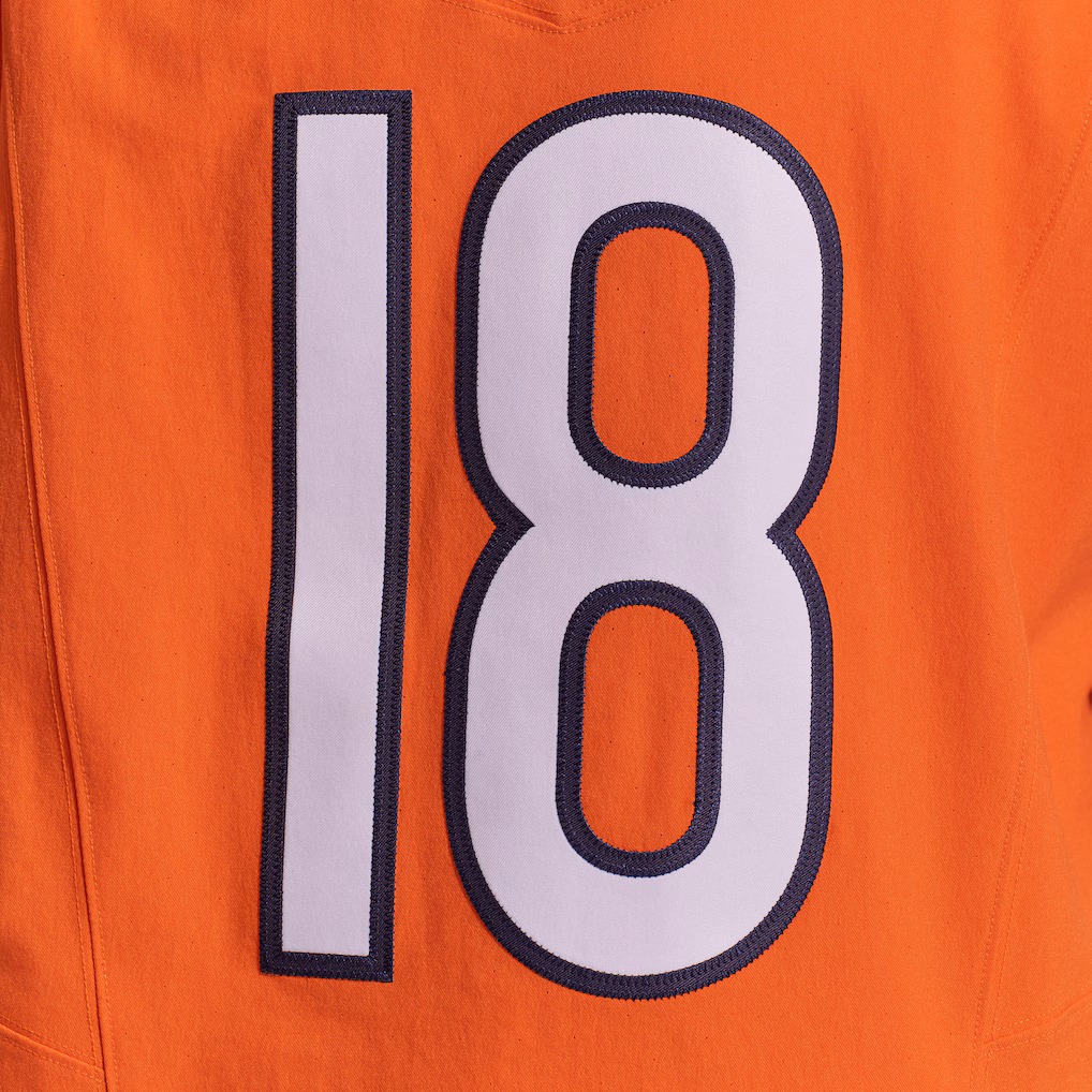 Men's Chicago Bears Caleb Williams Nike Orange Vapor F.U.S.E. Stitched Limited Jersey